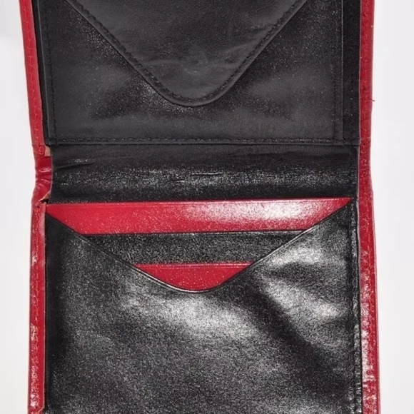 Christian Dior monogram wallet red black leather - Picture 4 of 12